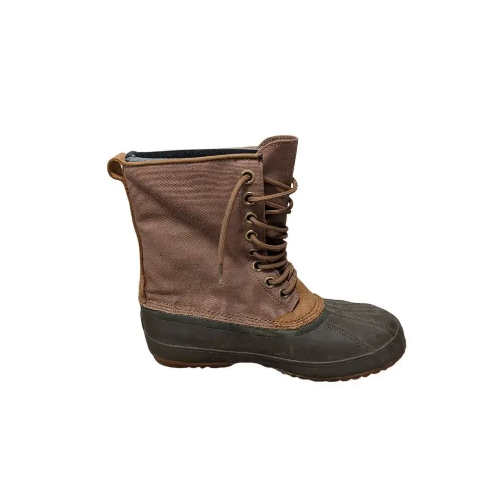 SOREL Mens Duck winter/waterproof boots, Mens 10.5; Removable liners;  WARM